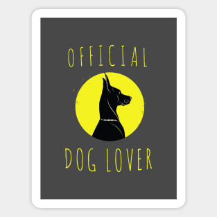 Official Dog Lover Magnet